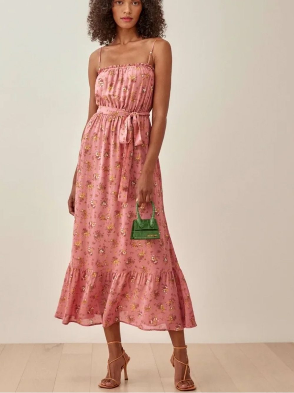Reformation Margaret Dress in Rosato